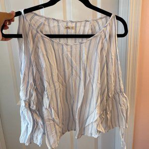 Hollister Open Shoulder Blouse
